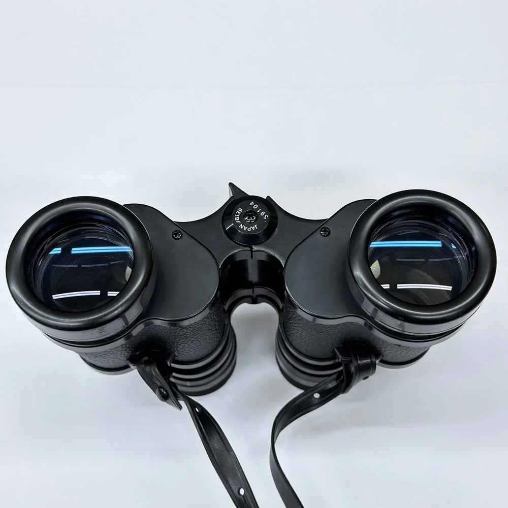 Vtg Bushnell Ensign 7x35 Insta-Focus Wide Angle Binoculars w/ Case‎ Manual Japan